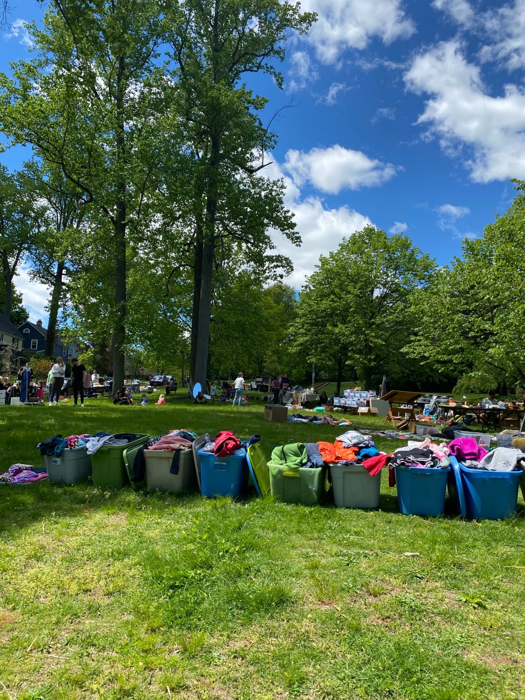 Perfect weather in Montclair provides back drop for town wide yard&nbsp;sale